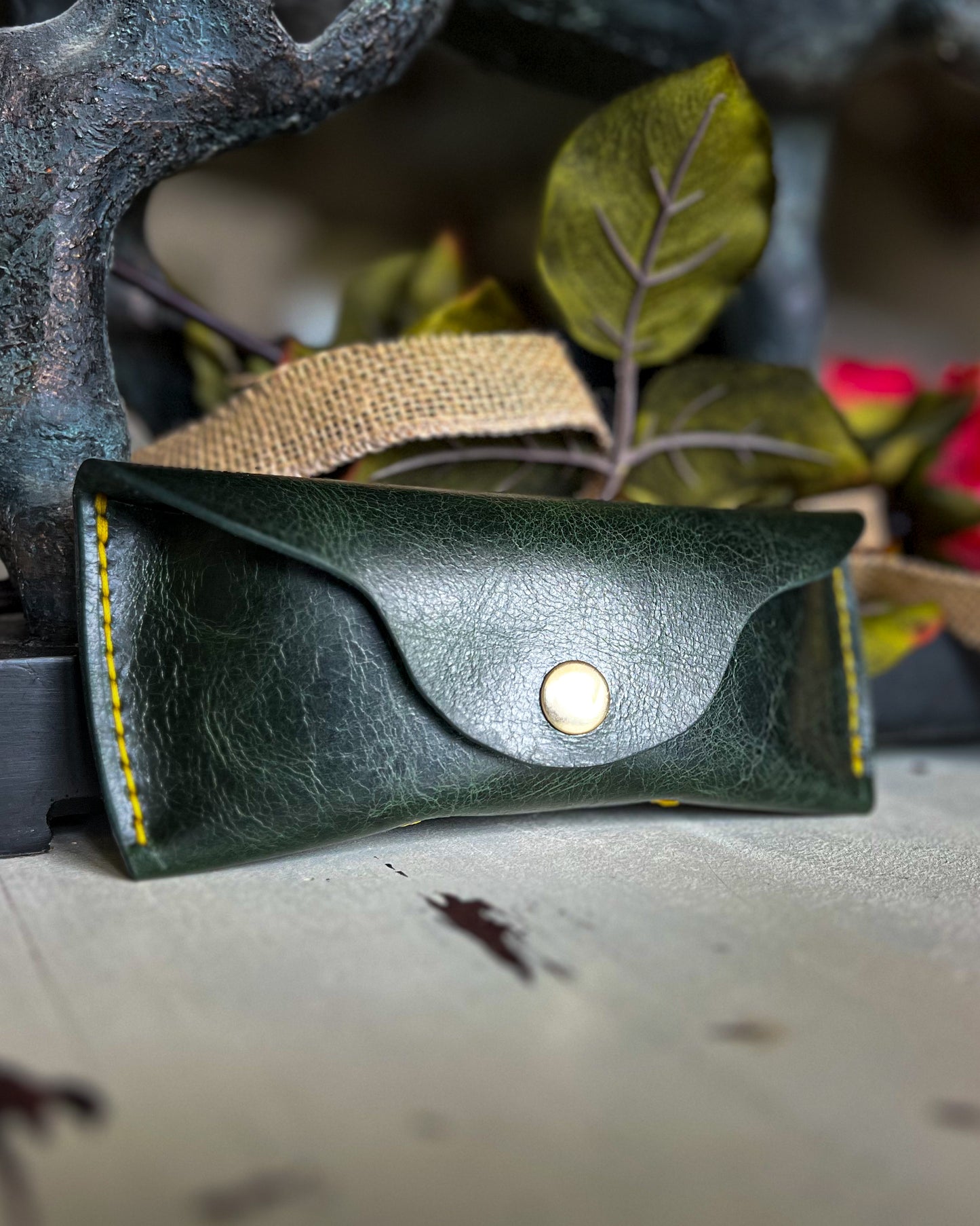 Maverick Sunglasses Case - Emerald