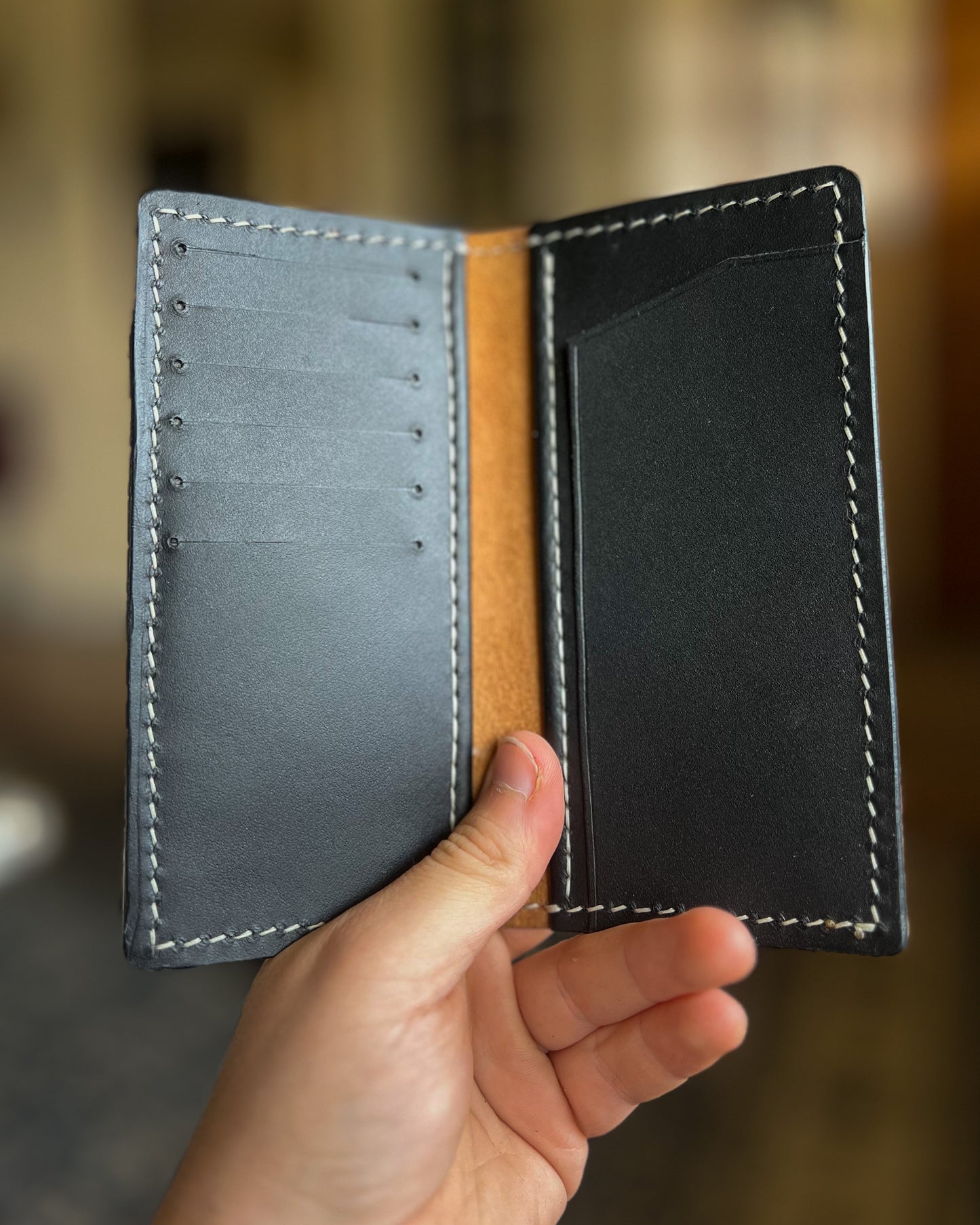 Roper Wallet - Crazy Horse Brown & Black