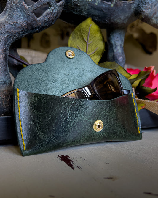 Maverick Sunglasses Case - Emerald